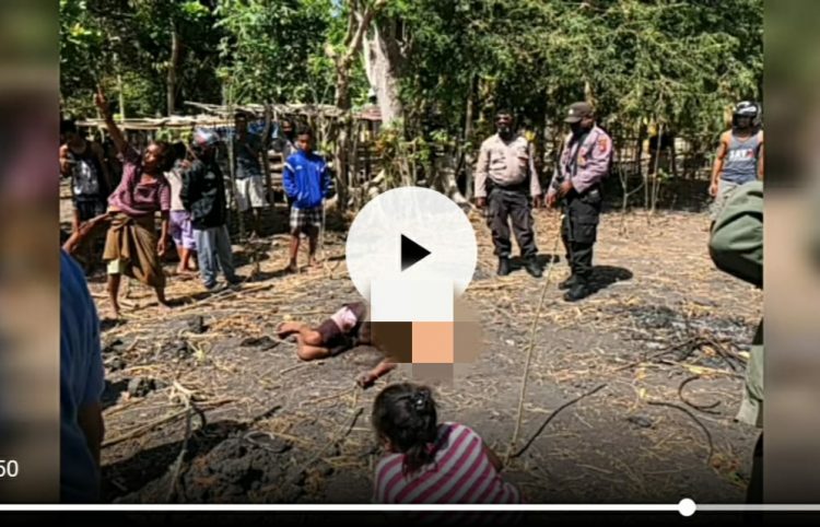 Foto : Tangkapan layar video kerusuhan yang diposting chanel youtube Charlise Channel