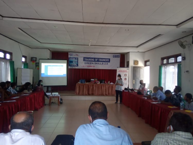 Suasana ToT Green Skiils 2.0 yang digelar oleh Plan bekerja sama dengan Kinara (Foto: Joe Kikhau/bentaraNet)