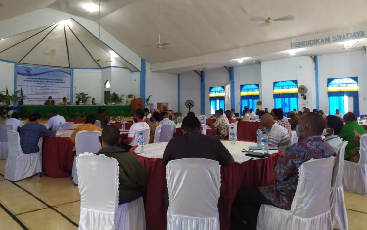 Suasana RAT ke 33 KSP Ankara di Aula Serbaguna Ankara, Lewoleba, Kamis (25/3/2020)/Foto : BentaraNet