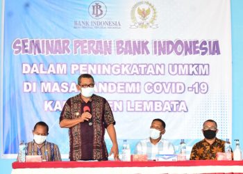 BI & Ahmad Yohan Gelar Seminar Wirausaha, Thomas Ola : Tolong Perbanyak Program di Lembata