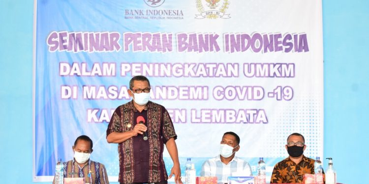 BI & Ahmad Yohan Gelar Seminar Wirausaha, Thomas Ola : Tolong Perbanyak Program di Lembata
