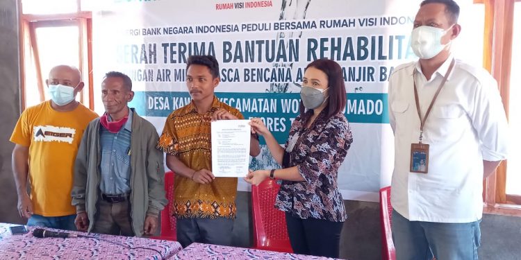 Hadir di Saat yang Tepat, RVI dan Bank BNI Bantu Jaringan Pipa Air Bersih di Desa Kawela