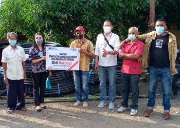 Selain di Kawela, RVI dan Bank BNI Juga Serahkan Bantuan Jaringan Pipa Air Bersih di Desa Mangaaleng