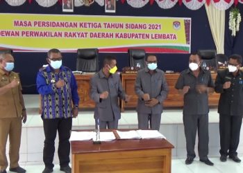 Seluruh Fraksi DPRD Lembata Setujui Ranperda Perubahan ABPD, Ini Catatan Fraksi Golkar dan PKB