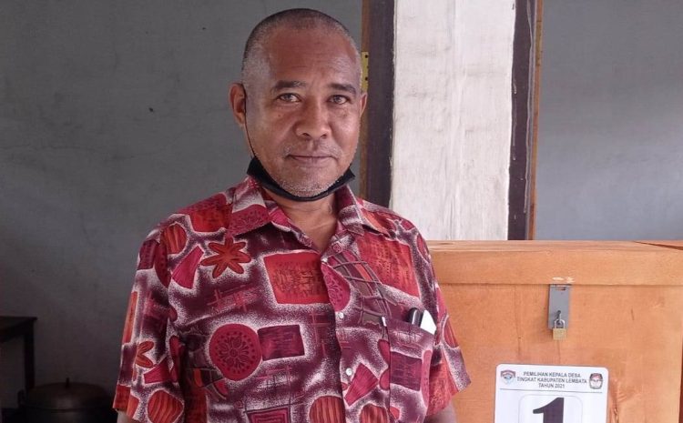 Kepala Desa Terpilih Tubuk Rajan, Gabriel Weka Udjan / Foto : BentaraNet (Martin Lamak)