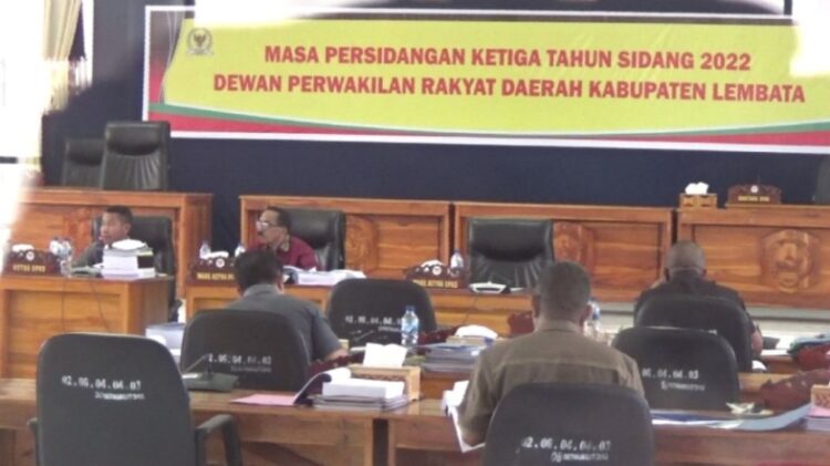 Rapat Banggar DPRD Kabupaten Lembata di Lewoleba pada Rabu, 03 Agustus 2022 / Foto : BentaraNet