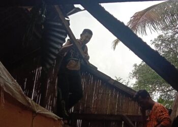Sejumlah Faslilitas Umum dan Rumah Warga di Lembata Rusak Dampak dari Cuaca Buruk