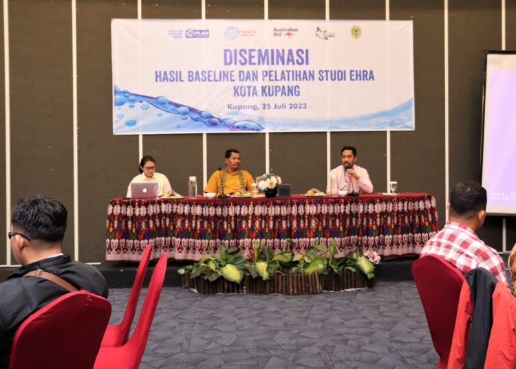 Suasana kegiatan diseminasi dampak perubahan iklim terhadap isu air dan sanitasi di Kota Kupang / Sumber Foto : Doc. Plan Indonesia.