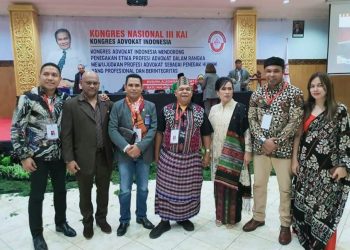 Juprians Lamablawa Didapuk Pimpin Organisasi Kongres Advokat Indonesia Lembata