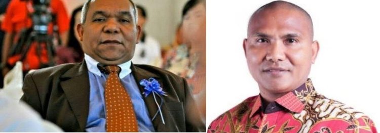 Praktisi hukum asal Lembata Petrus Bala Pattyona, SH, MH dan tokoh muda NTT Marianus Wilhelmus Lawe Wahang / Foto: Istimewa