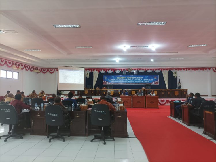 Rapat Gabungan Komisi DPRD Kabupaten Lembata, Selasa (28/10/2025) / Foto : BentaraNet