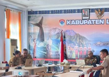 Sekda Lembata Paskalis Tapo Bali Pimpin Rapat Koordinasi Penanggulangan HIV/AIDS