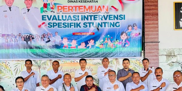 Buka Evaluasi Intervensi Spesifik Stunting, Wabup Lembata Tekankan Kolaborasi Menuju Zero Stunting