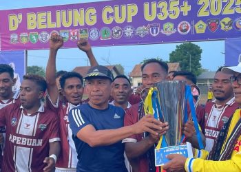 Bupati Lembata Resmikan Lapangan Sepak Bola Dadu Bliung Kolipadan